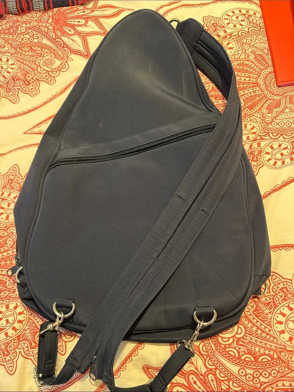 Norm Thompson Navy Sling Backpack